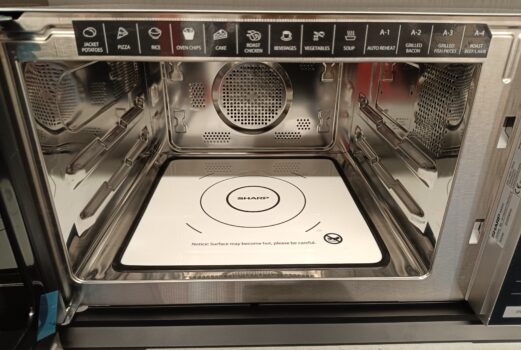 Mikrowelle ohne Drehteller länger haltbar